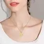HOTIE Constellation Necklace for Women Girls - 18K Gold Plated Dainty Round Pendant Necklace Jewelry Gift HOTIE Constellation Necklace for Women Girls - 18K Gold Plated Dainty Round Pendant Necklace Jewelry Gift