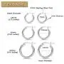 MASOP Sterling Silver Small Hoop Earrings Lightweight Click-Top Huggie Earrings for Women Girls, 13mm 16mm 20mm, Mothers Day Mom Gifts from Daughter Son MASOP Sterling Silver Small Hoop Earrings Lightweight Click-Top Huggie Earrings for Women Girls, 13mm 16mm 20mm, Mothers Day Mom Gifts from Daughter Son