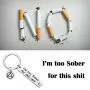 SEIRAA Jewelry Gifts Sobriety for Women Men I’m Too Sober for This Shit Keychain Addiction Recovery Gifts 12 Steps Jewelry SEIRAA Jewelry Gifts Sobriety for Women Men I’m Too Sober for This Shit Keychain Addiction Recovery Gifts 12 Steps Jewelry