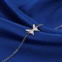 WUSUANED Butterfly Bracelet Necklace Fashion Jewelry Gift for Women Girls