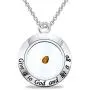 CYTING Mustard Seed Necklace Give It to God and Let It Go Faith Necklace Christian Jewelry Religious Gift for Family Friends