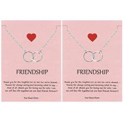 Your Always Charm Best Friend Necklace,Friendship Necklace for 2,Best Friend Jewelry Gifts