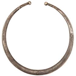 Touchstone Indian Bollywood Elegant Choker Torque Hasli Necklace Designer Jewelry for Women