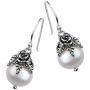 PAZ Creations .925 Sterling Silver Pearl Dangle Earrings
