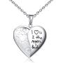 Locket Necklace That Holds Pictures I Love You to The Moon and Back Photo Memory Lockets Necklaces