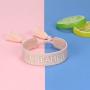 Woven Cotton Knitted Word Wrap Bracelets Lucky Lettering LOVE Pattern Braided Bracelets Boho Adjustable Handmade tassel Cord Bohemian Bracelets for Women girl Bracelet Jewelry
