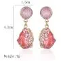 Geometric Statement Earrings Resin Druzy Stone Drop Earrings Irregular Faux Crystal Dangle Earring Jewelry for Women Girl Gift Geometric Statement Earrings Resin Druzy Stone Drop Earrings Irregular Faux Crystal Dangle Earring Jewelry for Women Girl Gift