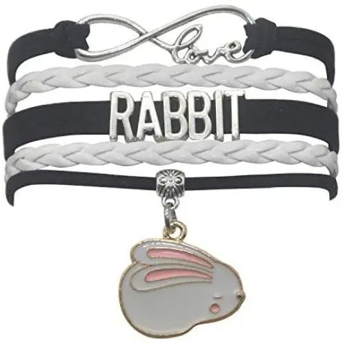 Rabbit Bunny Bracelet Jewelry - HCChanshi Infinity Love Rabbit Gifts Bunny Rabbit Jewelry Bracelet Gift For Women, Girls, Men, Boys, Rabbit Lover, Rabbit Themed Gifts Rabbit Bunny Bracelet Jewelry - HCChanshi Infinity Love Rabbit Gifts Bunny Rabbit Jewelry Bracelet Gift For Women, Girls, Men, Boys, Rabbit Lover, Rabbit Themed Gifts