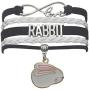 Rabbit Bunny Bracelet Jewelry - HCChanshi Infinity Love Rabbit Gifts Bunny Rabbit Jewelry Bracelet Gift For Women, Girls, Men, Boys, Rabbit Lover, Rabbit Themed Gifts