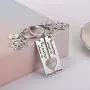 Ralukiia Best Friend Keychains for 2, No Matter What No Matter Where Compass Key Chain, Promise Pinky Graduation Gifts for BFF, Couples Long Distance Relationships Friends Going Away Gift