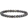 Gem Semi Precious Gemstone 6mm Round Beads Crystal Stretch Bracelet 7 Inch