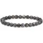 Gem Semi Precious Gemstone 6mm Round Beads Crystal Stretch Bracelet 7 Inch