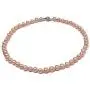 JYX 7-8mm Oval Natural White/Pink Freshwater Cultured Pearl Necklace 17'' JYX 7-8mm Oval Natural White/Pink Freshwater Cultured Pearl Necklace 17''