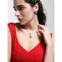 NEOGLORY Platinum-Plated Teardrop Jewelry Set with Crystal Embellished with Crystals from Swarovski