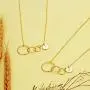 MONOZO Christian Gifts for Women Necklace, 14k Gold Filled Three Circle Christian Necklace Girls Initial Letter Necklace Religious Gifts for Grandma from Granddaughter MONOZO Christian Gifts for Women Necklace, 14k Gold Filled Three Circle Christian Necklace Girls Initial Letter Necklace Religious Gifts for Grandma from Granddaughter