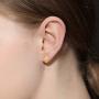 Stainless Steel Mini Cross Stud Earrings for Men Women Ear Piercing Jewelry Earrings