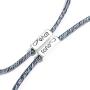 ULATREE Magnetic Couples Bracelets Custom Bracelets Rope Braided Matching Bracelets for Couples Custom Name Magnetic Bracelets for Couples Gift for His and Her Bracelets
