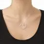 MyNameNecklace Personalized Heart Shape Pendant Necklace in Sterling Silver 925 - Eternal Love Valentine Custom Made Jewelry Gift for Wife- Mom- Lovers MyNameNecklace Personalized Heart Shape Pendant Necklace in Sterling Silver 925 - Eternal Love Valentine Custom Made Jewelry Gift for Wife- Mom- Lovers