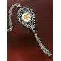 My Prime Gifts Snap Jewelry Scroll Tear Drop Tassel Necklace 20''+2'' Extender Holds 18-20 mm Ginger Style Charms My Prime Gifts Snap Jewelry Scroll Tear Drop Tassel Necklace 20''+2'' Extender Holds 18-20 mm Ginger Style Charms
