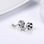 PROSTEEL Stainless Steel 3D Soccer Football/Basketball Charm Necklace/Earrings Unisex Jewelry Boys Mens Girls Womens Fan Gift