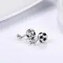 PROSTEEL Stainless Steel 3D Soccer Football/Basketball Charm Necklace/Earrings Unisex Jewelry Boys Mens Girls Womens Fan Gift
