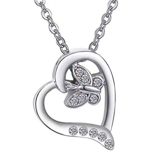 HooAMI Cremation Jewelry for Ashes Butterfly Pendant Memorial Urn Necklace HooAMI Cremation Jewelry for Ashes Butterfly Pendant Memorial Urn Necklace