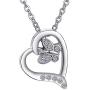 HooAMI Cremation Jewelry for Ashes Butterfly Pendant Memorial Urn Necklace