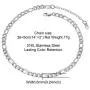 PROSTEEL 316L Stainless Steel Figaro Chain Necklace for Men/Women, Black/18K Real Gold Plated, 4mm to 13mm, 14inch to 30inch, Come Gift Box