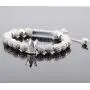 LPBeads Luxury CZ Imperial Crown Braided Copper Bracelets with 8mm Micro Pave Cubic Zirconia Beads Pulseira Bangle Charm Jewelry for Women Men
