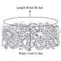 EVER FAITH Womens Clear Crystal Stunning Hollow Floral Wedding Bride, Bridesmaid Stretch Bracelet
