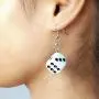 coadipress 3D Dice Dangle Drop Earrings Set for Women Girls Funny Punk Resin White Black Cube Dice Casino Contracted Sieve Disco Dancing Earrings jewelry coadipress 3D Dice Dangle Drop Earrings Set for Women Girls Funny Punk Resin White Black Cube Dice Casino Contracted Sieve Disco Dancing Earrings jewelry
