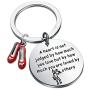 BLEOUK The Wizard of Oz Gifts Inspirational Gift for Women Encouragement Keychain Wizard of Oz Jewelry Ruby Slippers Tin Man Keychain