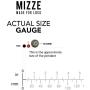 MIZZE Made for Luck 925 Sterling Silver 7 MM Round Glass Evil Eye Charm (Pendant Only) - 7 Colors to Choose Men Women