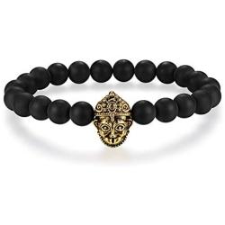 Hanuman Hindu God of Strength and Courage Energy Beads Bracelet 8mm