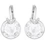 Swarovski Bella Pierced Earrings White One Size