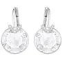 Swarovski Bella Pierced Earrings White One Size Swarovski Bella Pierced Earrings White One Size