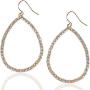 Humble Chic Simulated Diamond Dangle Earrings for Women - Cubic Zirconia Crystal Long Dangling Earrings - Hypoallergenic and Safe for Sensitive Ears