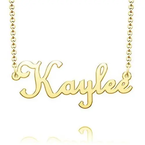 CharmSStory Custom Personalized Name Necklace Stainless Steel Pendant Jewelry for Women CharmSStory Custom Personalized Name Necklace Stainless Steel Pendant Jewelry for Women
