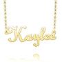 CharmSStory Custom Personalized Name Necklace Stainless Steel Pendant Jewelry for Women