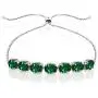 Sterling Silver Genuine, Created or Simulated Gemstone 9x7mm Oval-Cut Adjustable Bracelet Sterling Silver Genuine, Created or Simulated Gemstone 9x7mm Oval-Cut Adjustable Bracelet