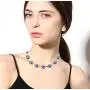 Dcfywl731 Evil Eye Choker Pendant Necklace for Women Dainty Cute Handmade Tiny Bead Necklace for Teen Girls Dcfywl731 Evil Eye Choker Pendant Necklace for Women Dainty Cute Handmade Tiny Bead Necklace for Teen Girls