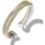 UNY Vintage fashion Twisted Cable wire bracelet new Antique design Elegant Unique Retro Cuff Bracelet