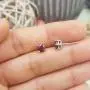 Dazzlingrock Collection 14K 5 MM Each Round Ladies Solitaire Stud Earrings, White Gold Dazzlingrock Collection 14K 5 MM Each Round Ladies Solitaire Stud Earrings, White Gold