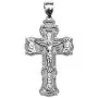 Religious Jewelry by FDJ Elegant Russian Orthodox Save and Protect Cross Pendant in Sterling Silver Religious Jewelry by FDJ Elegant Russian Orthodox Save and Protect Cross Pendant in Sterling Silver