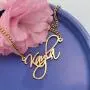 YSAHan Personalized Name Necklace Customized Initial Nameplate Pendant 18K Gold Plated Jewelry Birthday for Women Girls YSAHan Personalized Name Necklace Customized Initial Nameplate Pendant 18K Gold Plated Jewelry Birthday for Women Girls