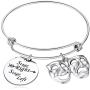 Stage Right Stage Left Bracelet, Theatre Gifts, Mask Charm Bracelet for Actor Theater Lover, Funny Jewelry for Drama, Enthusiast Comedy Mask Stage Manager Gifts