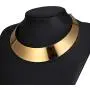 U7 Women Choker Necklace Stainless Steel Or 18K Gold Plated Statement Jewelry Vintage Torque Necklaces