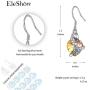 EleShow I Love You Jewelry Sets for Women Heart Necklaces and Earrings Jewelry for Wife Mom Girlfriend
