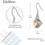 EleShow I Love You Jewelry Sets for Women Heart Necklaces and Earrings Jewelry for Wife Mom Girlfriend