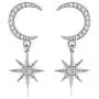 Angol Sterling Silver Drop &Dangle Moon Earrings, S925 Moon Drop Earrings with Cubic Zirconia, Crescent Moon Jewelry Dangling Earrings Hypoallergenic Jewelry for Women Teens with Angol Sterling Silver Drop &Dangle Moon Earrings, S925 Moon Drop Earrings with Cubic Zirconia, Crescent Moon Jewelry Dangling Earrings Hypoallergenic Jewelry for Women Teens with